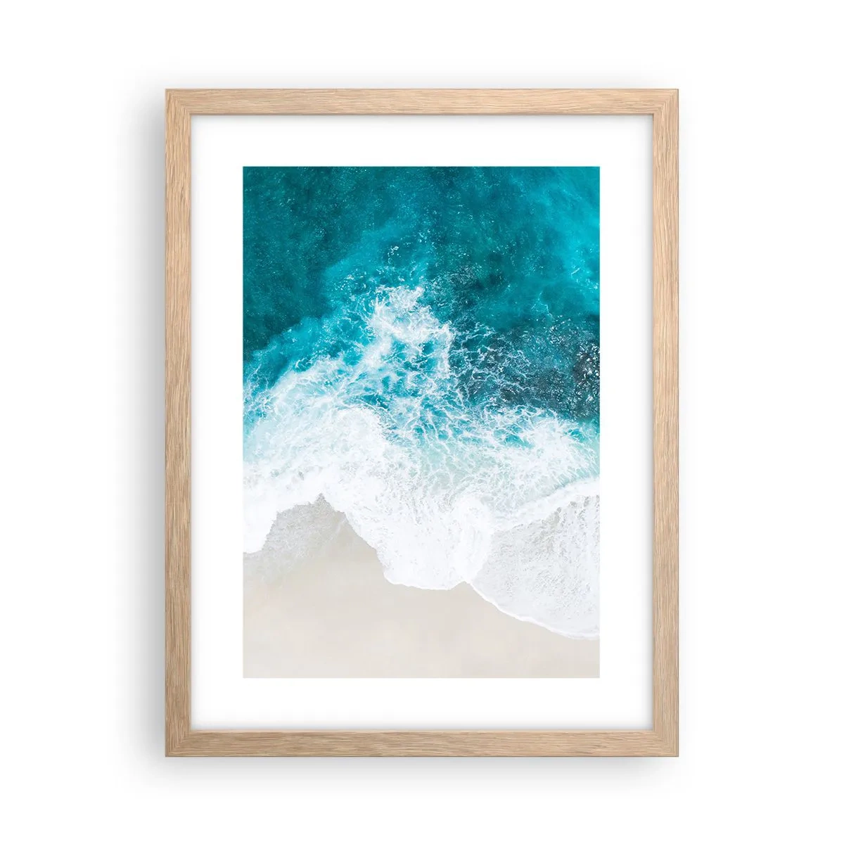 Plakát v rámu světlý dub - Přirozené pohlazení - 30x40 cm