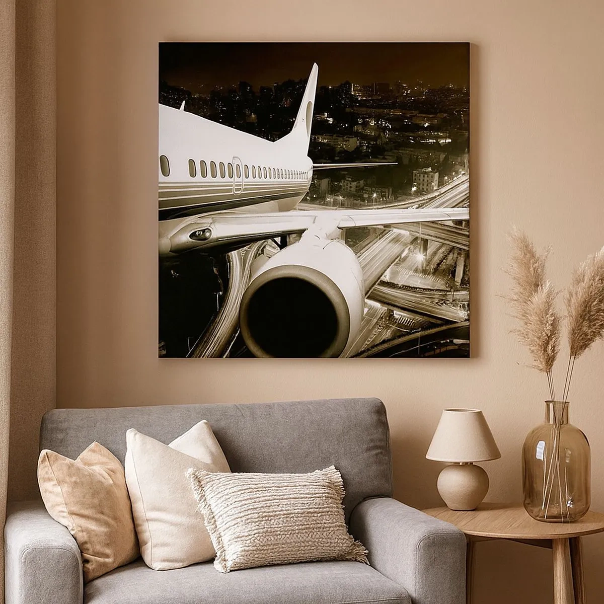 Obraz na plátně - Letět do noci - 30x30 cm