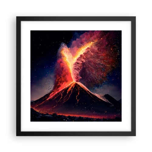 Plakát v černém rámu - Krása a hrůza - 40x40 cm