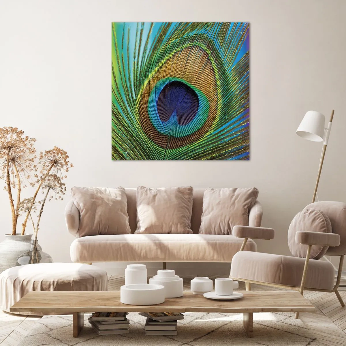 Obraz na plátně - Tváří v tvář - 70x70 cm