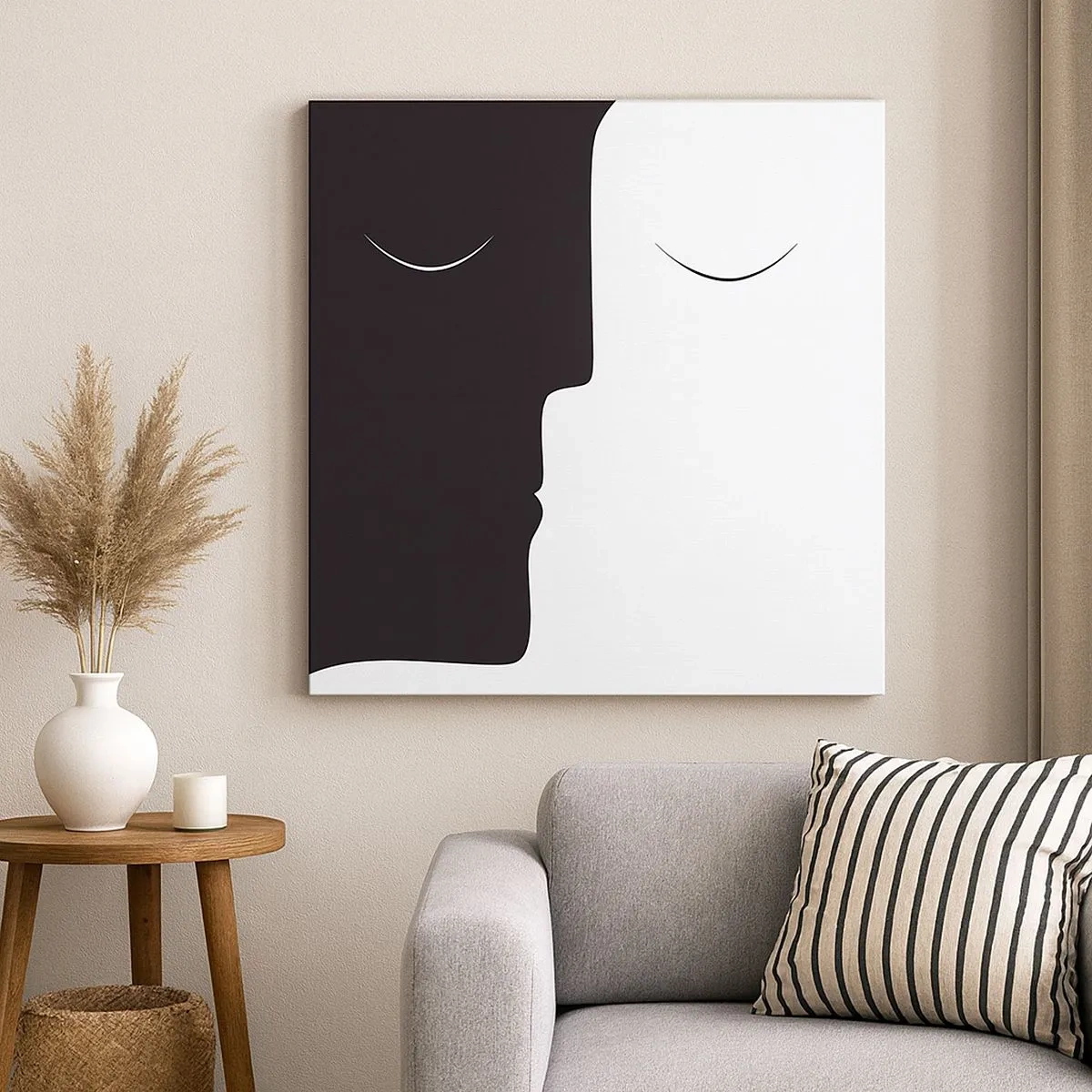 Obraz na plátně - Jednota protikladů - 30x30 cm