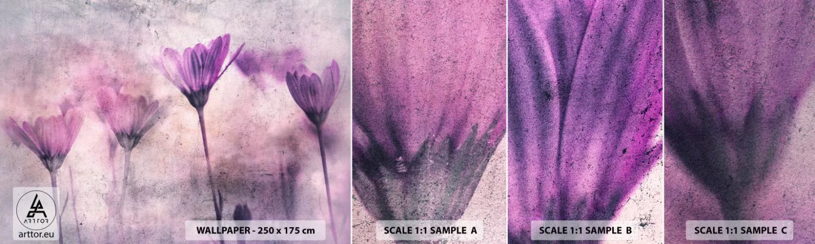 Vzor Fototapety Samolepicí Deluxe Sticker - Sen květin - Květiny, Kus, Zahrada - 100x30 cm