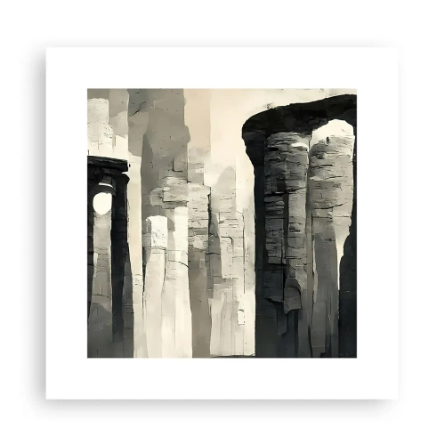 Plakát - Majestátnost starožitnosti - 30x30 cm