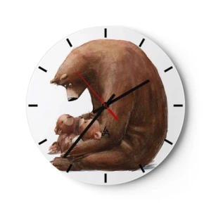 Nástěnné hodiny - Sladké sny, děti - 40x40 cm