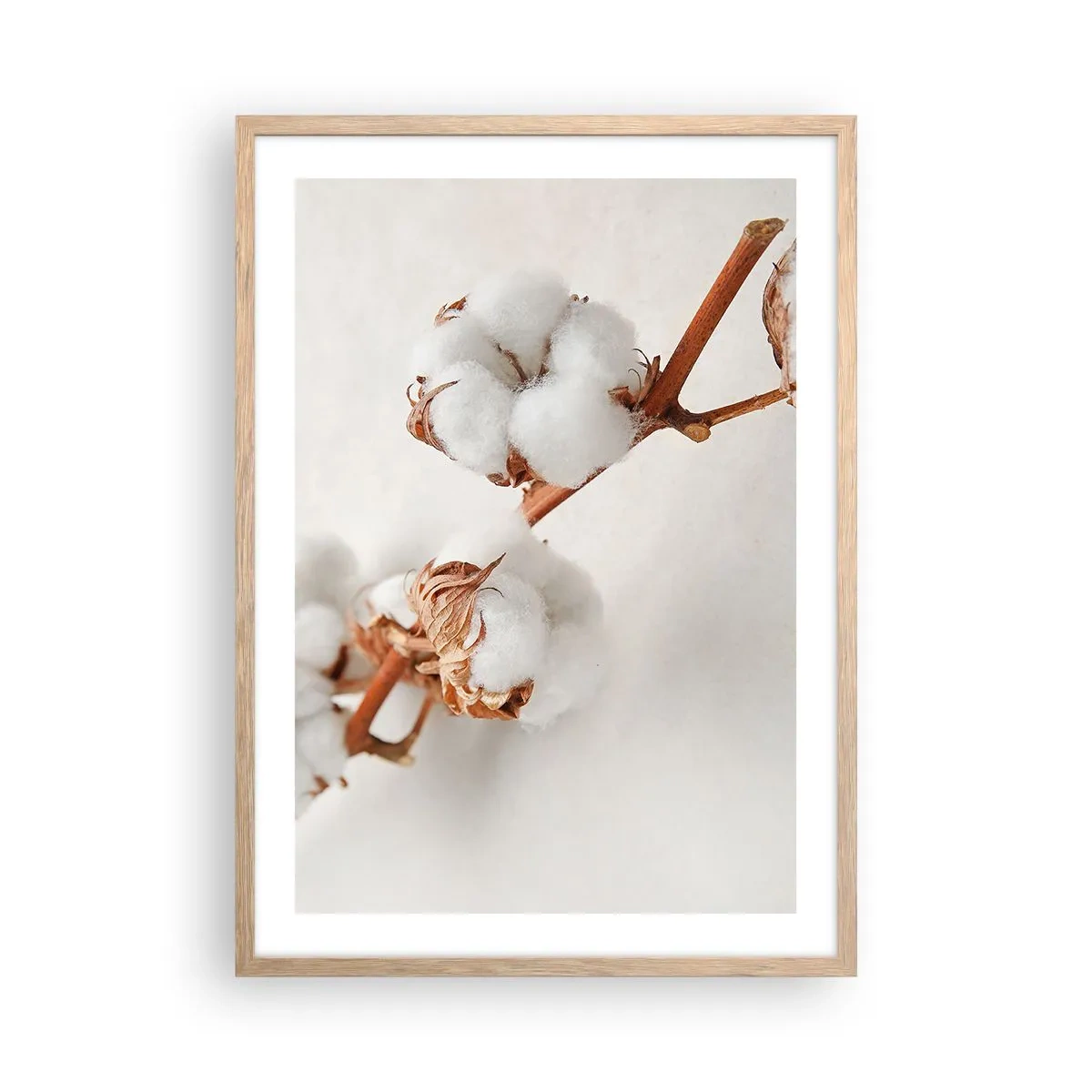 Plakát v rámu světlý dub - Jenom objímat - 50x70 cm