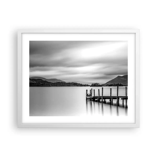 Plakát v bílém rámu - Jemnost a síla - 50x40 cm