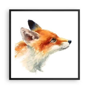 Plakát v černém rámu - Opatrnosti není nikdy dost - 60x60 cm