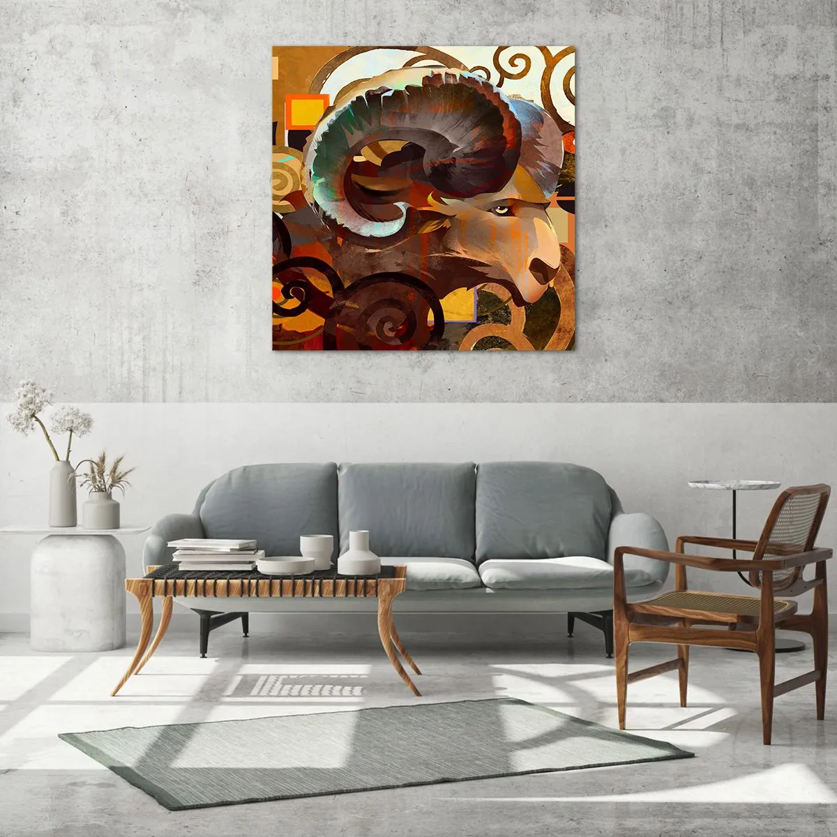 Obraz na skle - Magie - náboženství - rituály - 70x70 cm