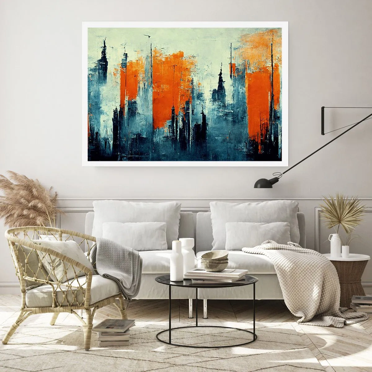 Plakát - Moderní krajina - 50x40 cm