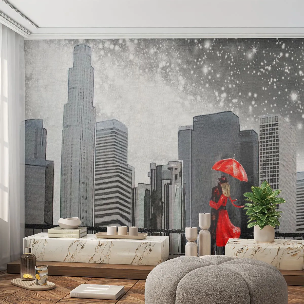 Fototapeta Samolepicí Deluxe Sticker - Člověk není kámen - New York, Město, Milovat - 250x175 cm