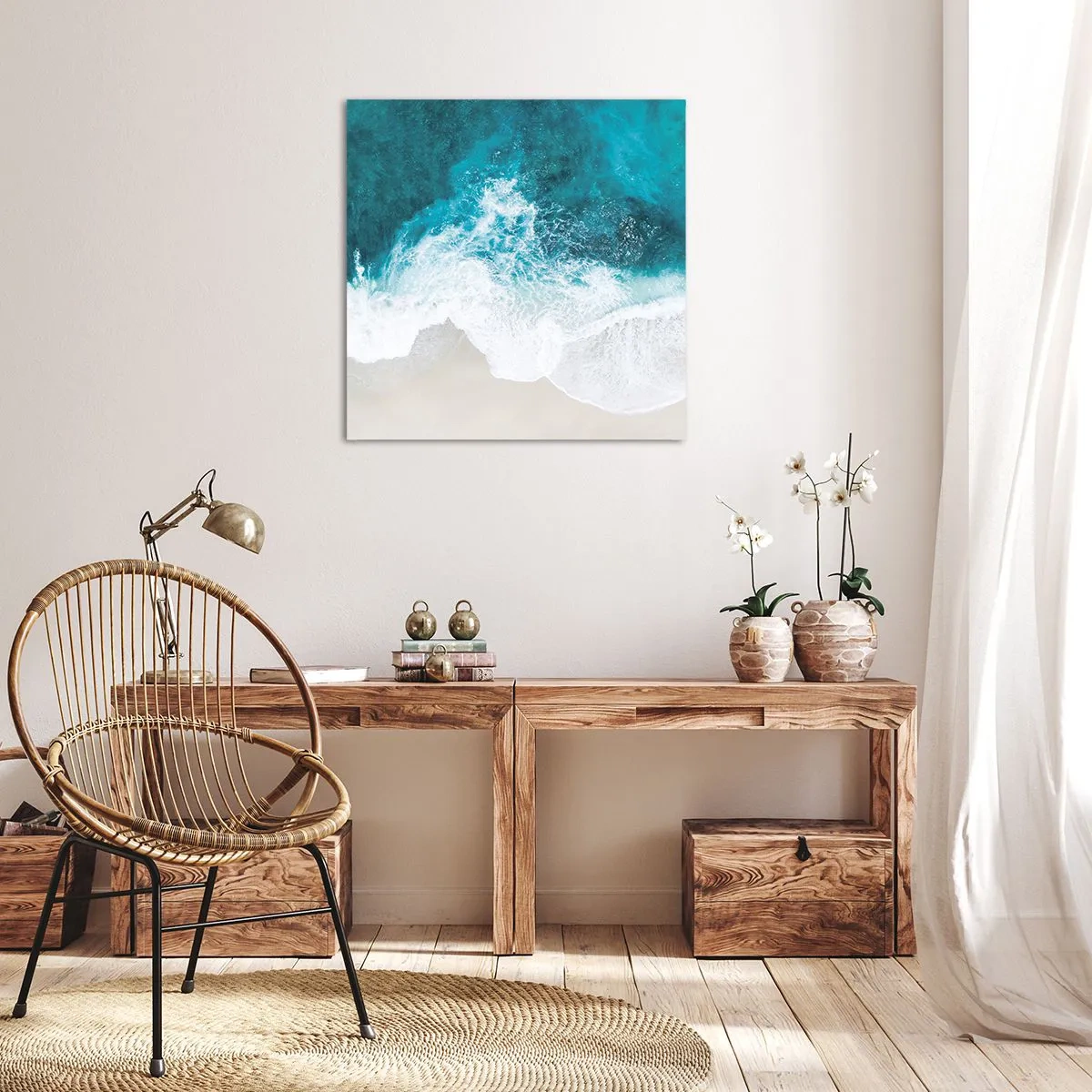 Obraz na plátně - Přirozené pohlazení - 60x60 cm
