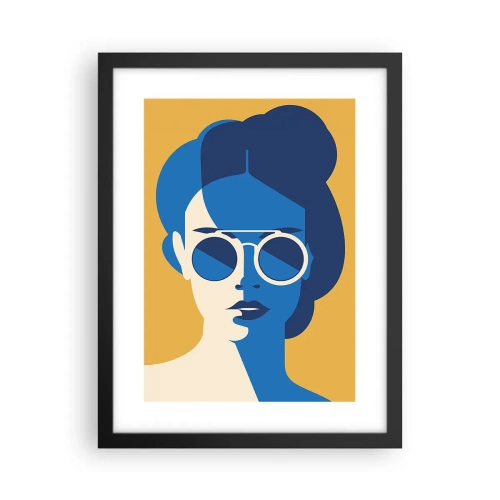 Plakát v černém rámu - Prázdninový look - 30x40 cm