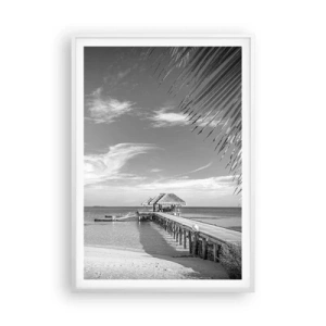 Plakát v bílém rámu - Vzpomínka nebo sen? - 70x100 cm