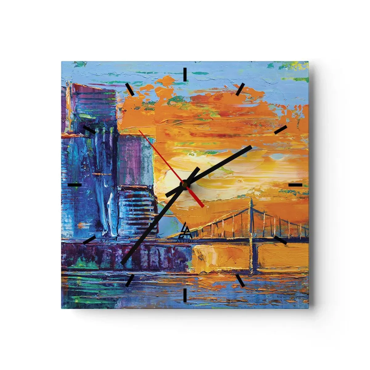 Nástěnné hodiny - Kultura a příroda - 30x30 cm