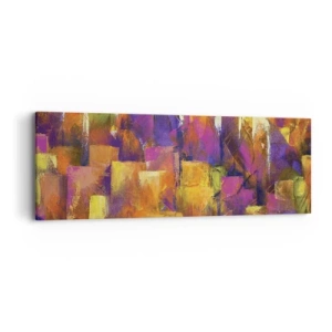 Obraz na plátně - Metropolitní kompozice - 90x30 cm