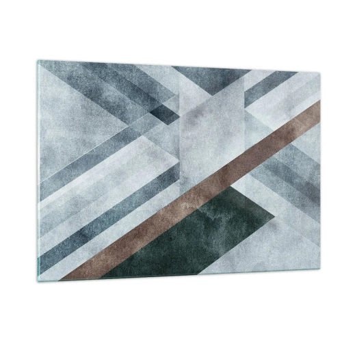Obraz na skle - Sofistikovaná elegance geometrie - 120x80 cm