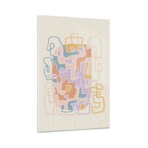 Obraz na skle - Labyrint – veselé dobrodružství - 70x100 cm