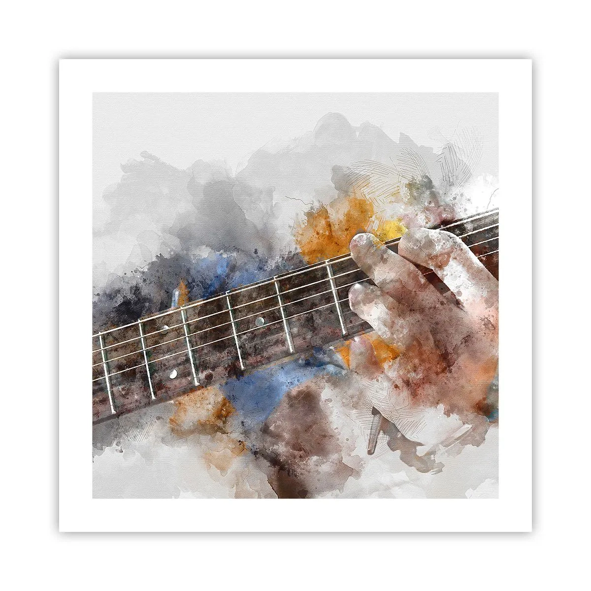 Plakát - Poezie mezi strunami - 50x50 cm
