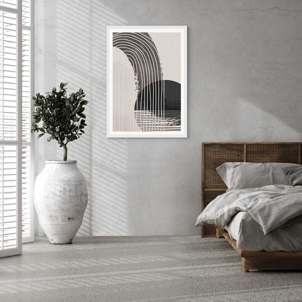 Plakát v bílém rámu - Tam a zpět - 70x100 cm