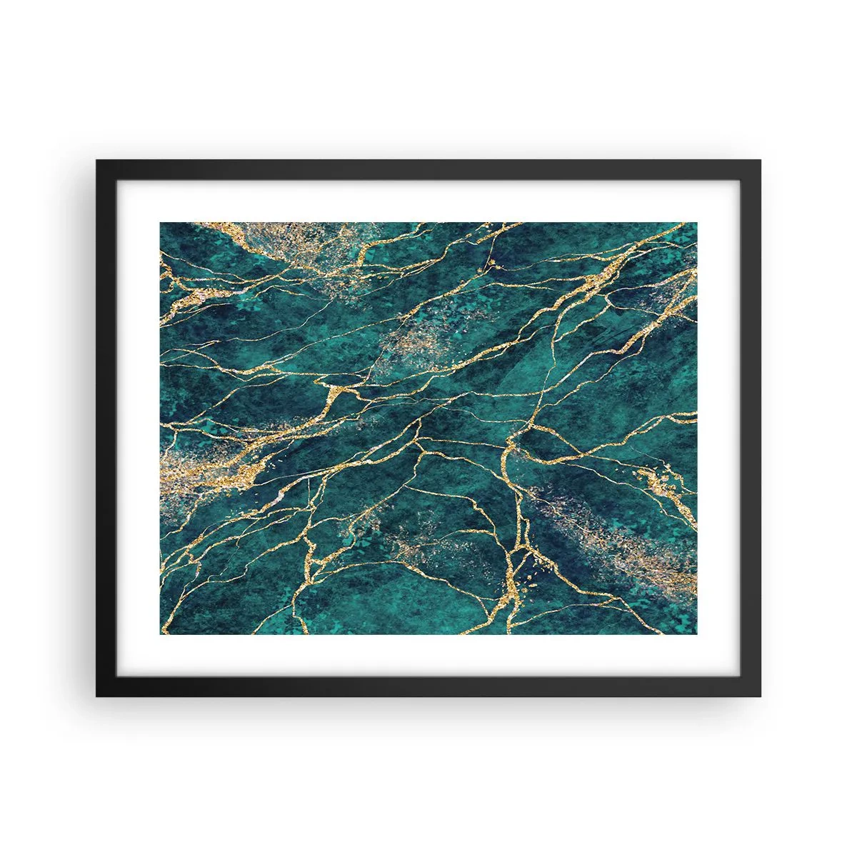 Plakát v černém rámu - Zlatá žíla - 50x40 cm