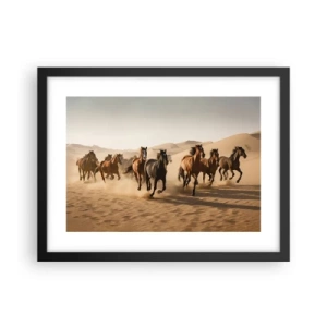 Plakát v černém rámu - Volné jako vítr - 40x30 cm