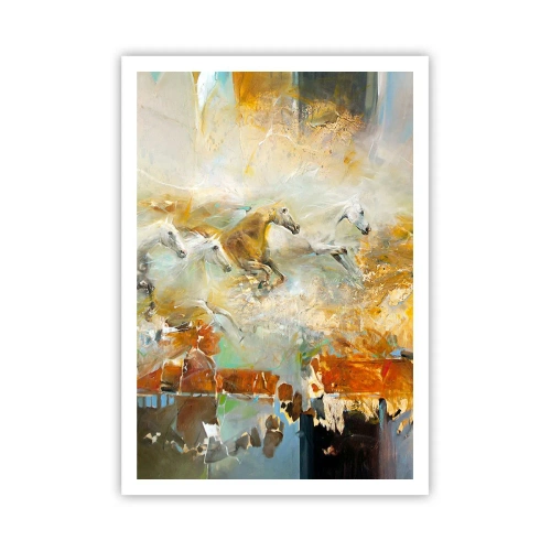 Plakát - Cválá světlem - 70x100 cm