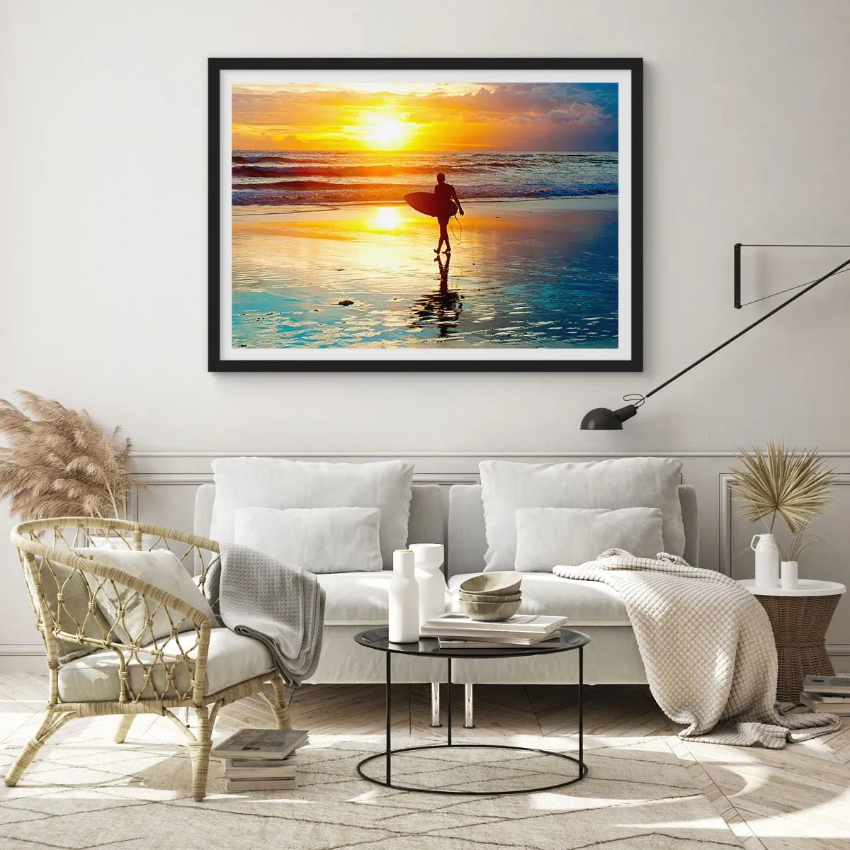Plakát v černém rámu - Návrat bojovníka - 50x40 cm