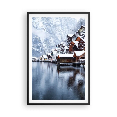 Plakát v černém rámu - V zimní dekoraci - 61x91 cm