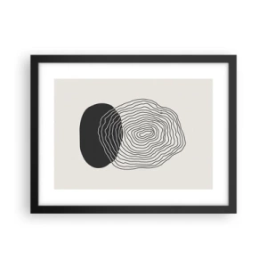 Plakát v černém rámu - Trvání a kmitání - 40x30 cm