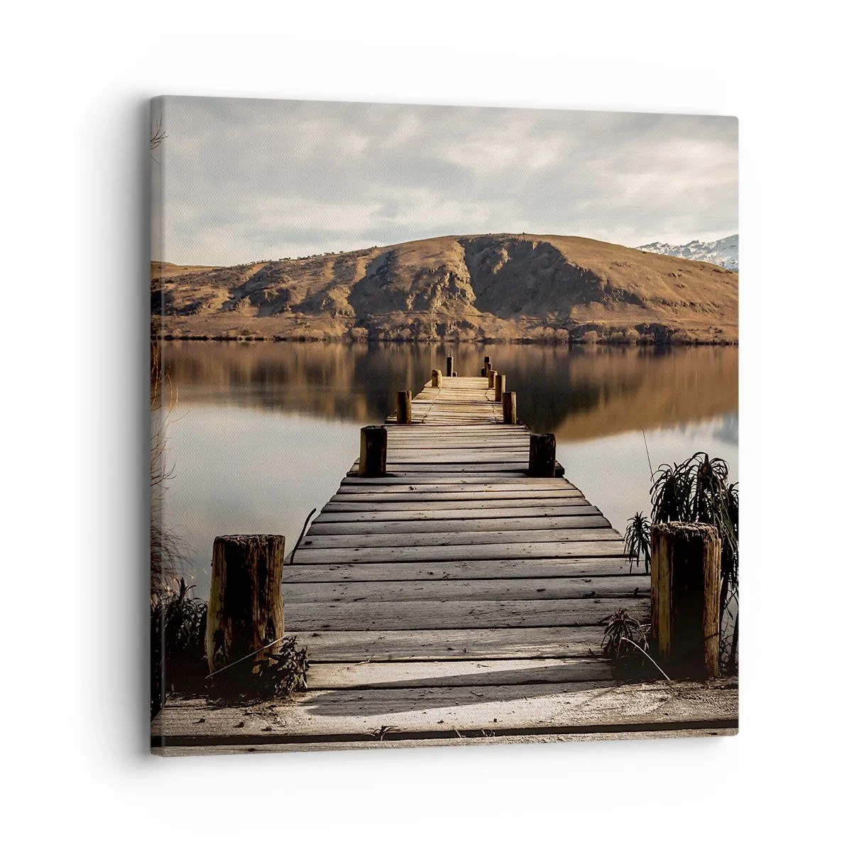 Obraz na plátně - Krajina v tichu - 30x30 cm