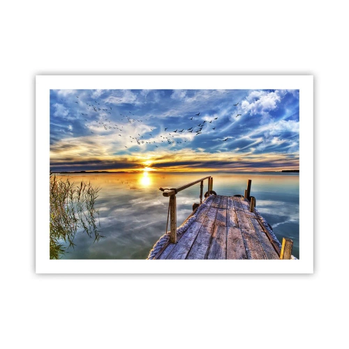 Plakát - Vítr jde odpočívat - 70x50 cm