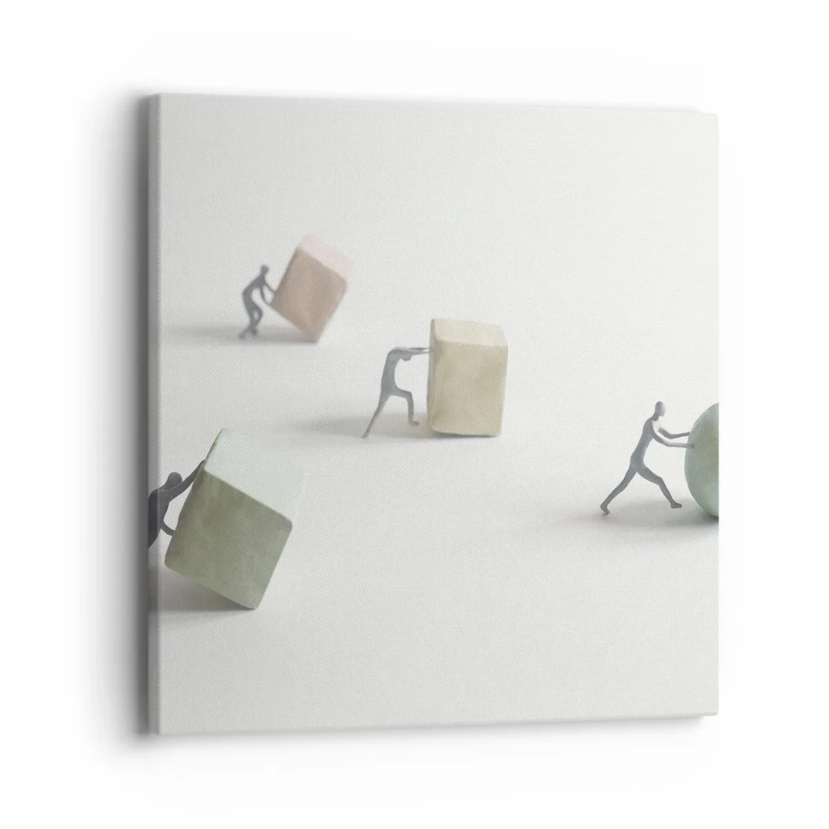 Obraz na plátně - Život samotný - 40x40 cm