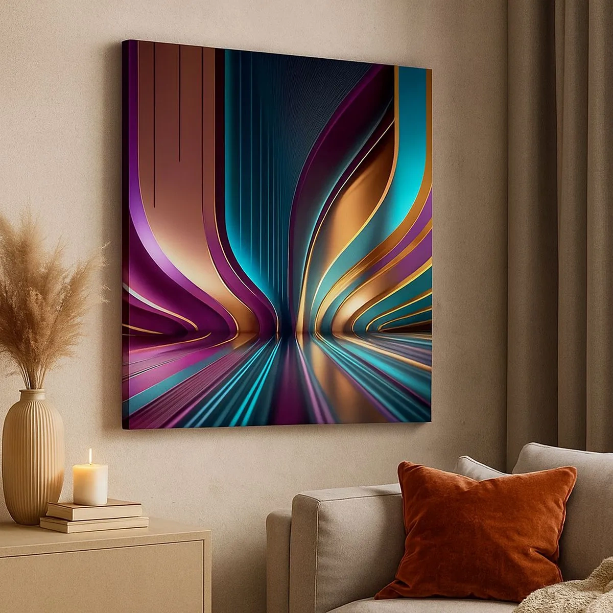 Obraz na plátně - Architektura světla - 30x30 cm