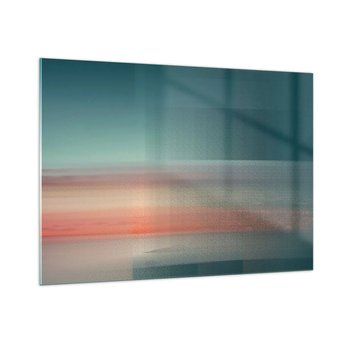 Obraz na skle - Abstrakce: vlny světla - 100x70 cm