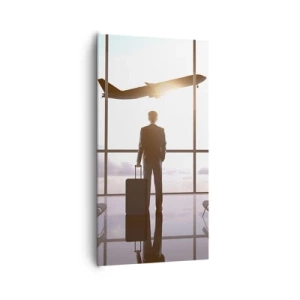 Obraz na plátně - Máš čas, zpomal - 65x120 cm