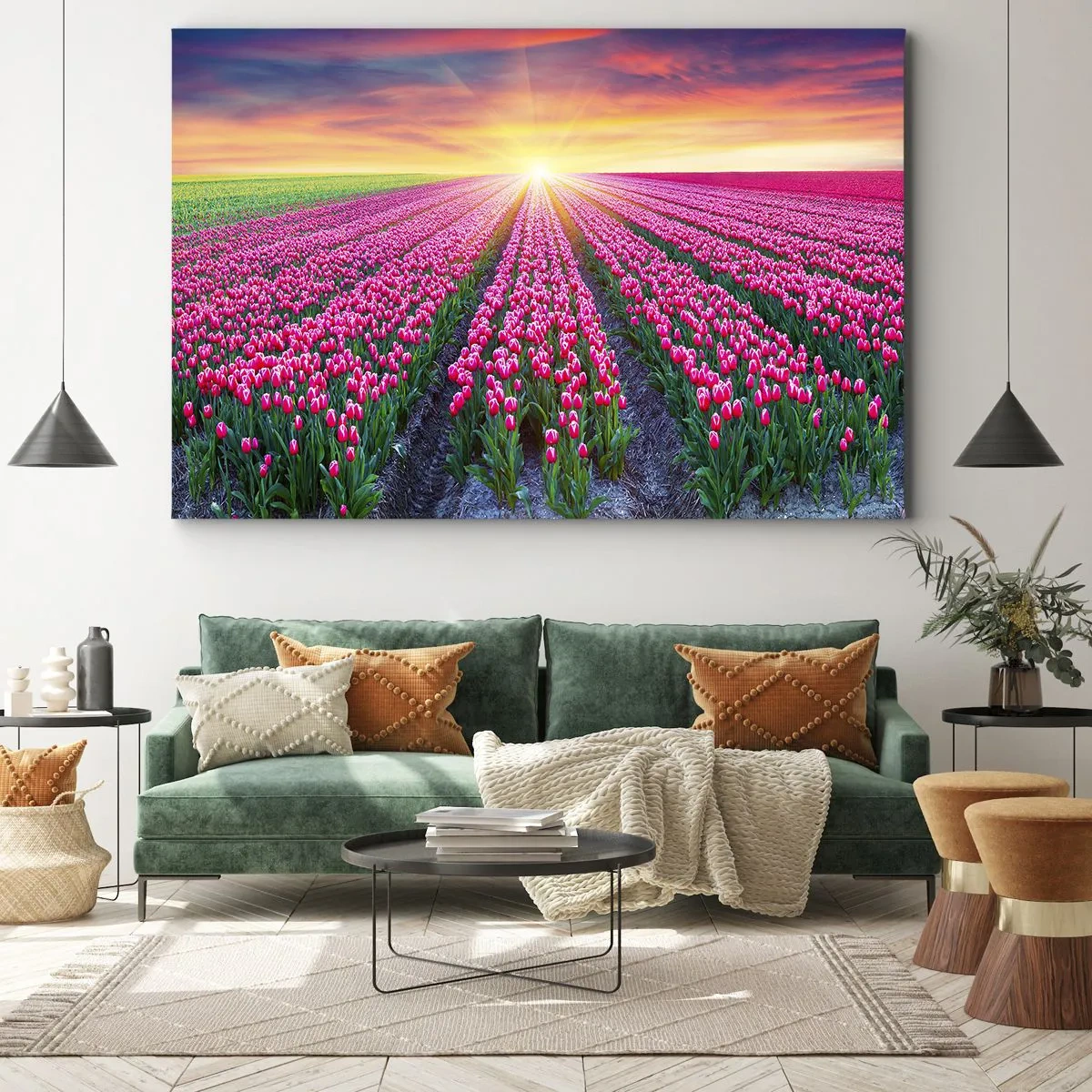 Obraz na plátně - Farma krásy - 100x70 cm