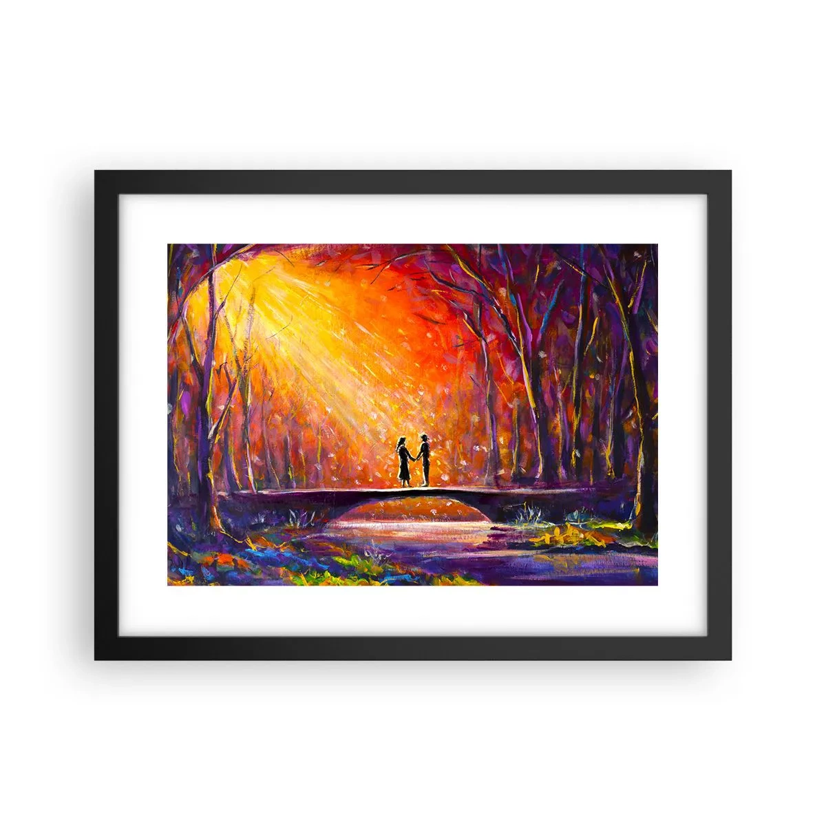 Plakát v černém rámu - Nebe je taky miluje - 40x30 cm
