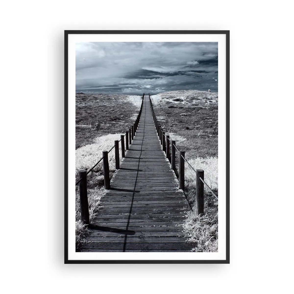 Plakát v černém rámu - Na samotný břeh - 70x100 cm