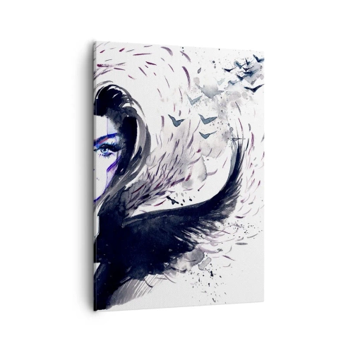 Obraz na plátně - Démonická a krásná - 50x70 cm