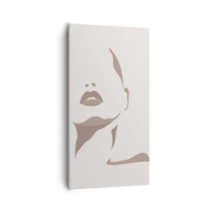 Obraz na plátně - Stvořená ze světla a stínu - 55x100 cm