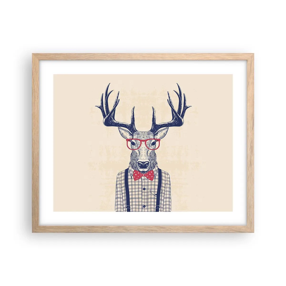 Plakát v rámu světlý dub - Zábavná extravagance - 50x40 cm