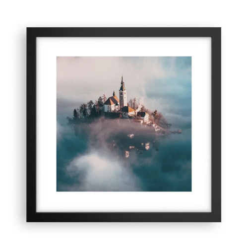 Plakát v černém rámu - Ostrov snů - 30x30 cm