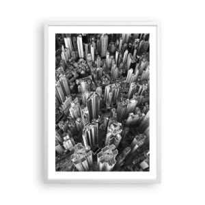 Plakát v bílém rámu - Stále výš a výš - 50x70 cm