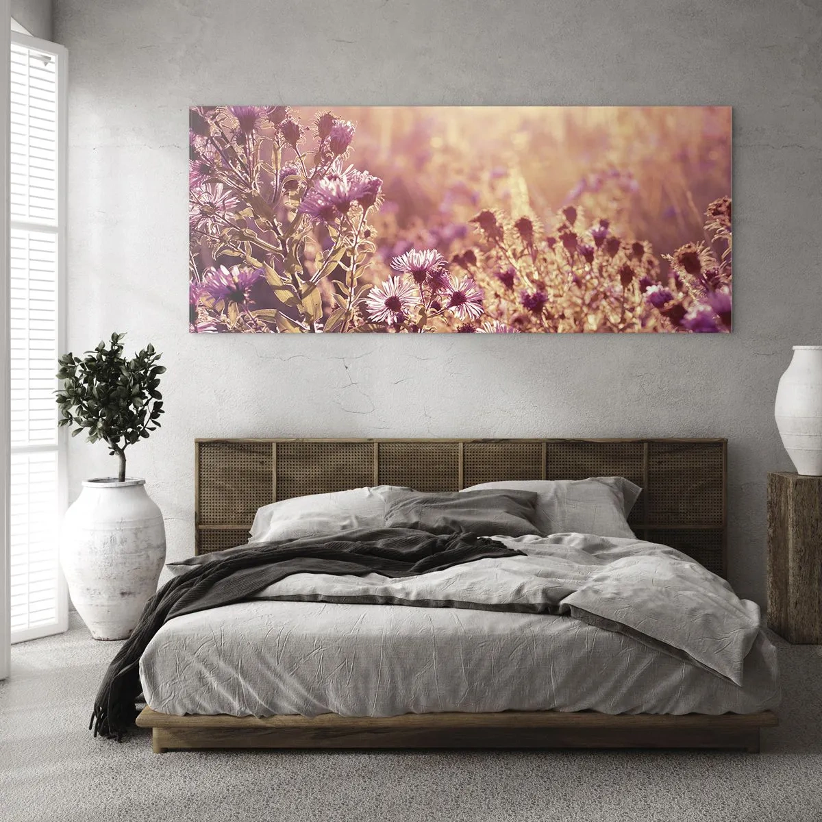 Obraz na skle - Než skončí léto - 140x50 cm