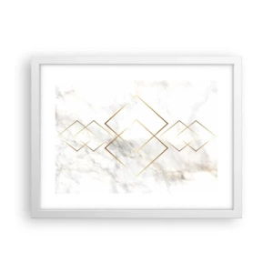 Plakát v bílém rámu - Pohled na nekonečno - 40x30 cm