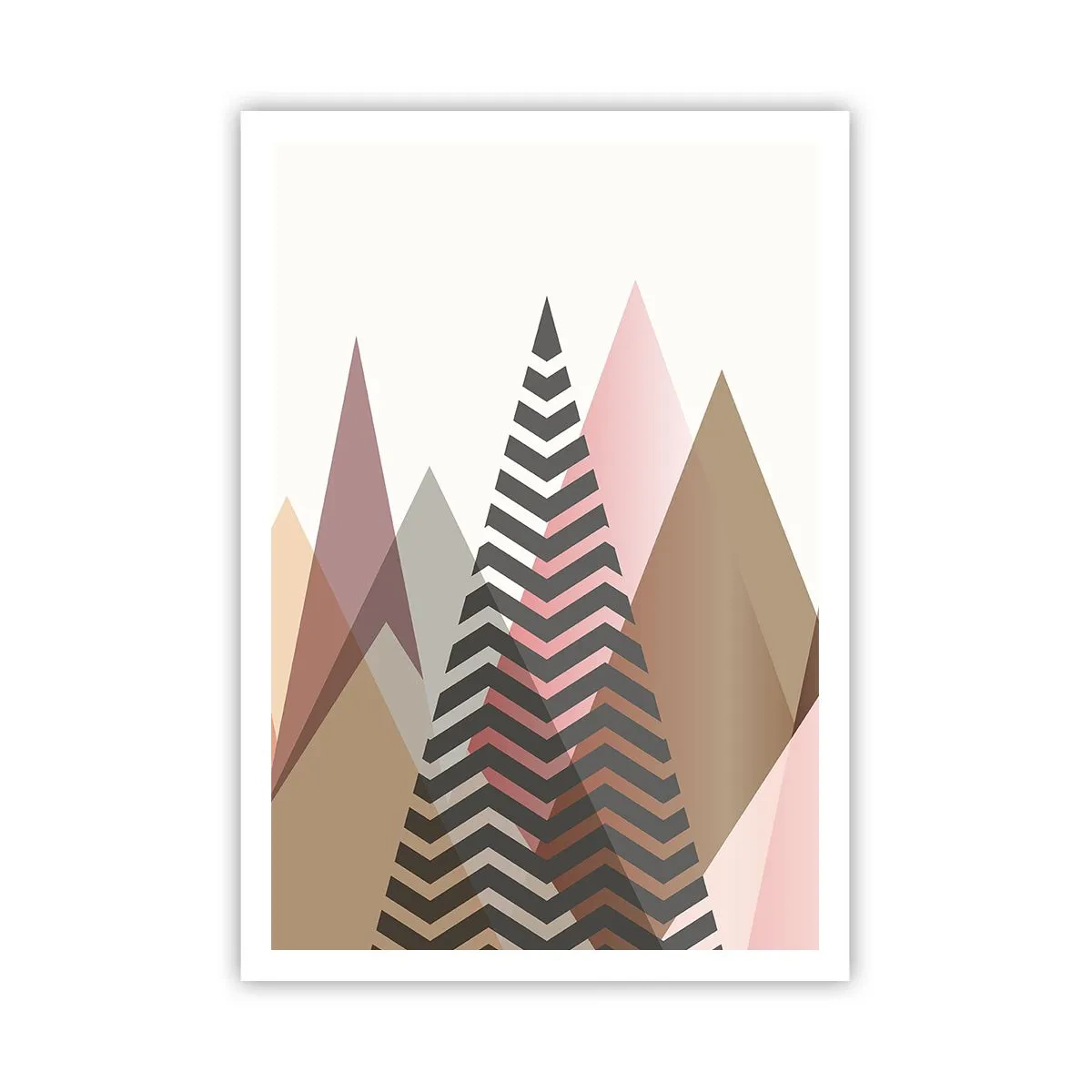 Plakát - Pyramidální pohled - 70x100 cm