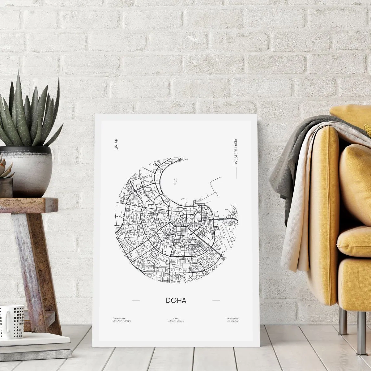 Plakát - Anatomie Dauhá - 50x70 cm