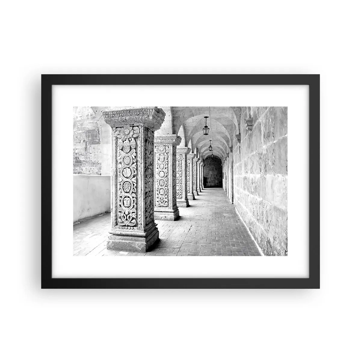 Plakát v černém rámu - Kam...? - 40x30 cm