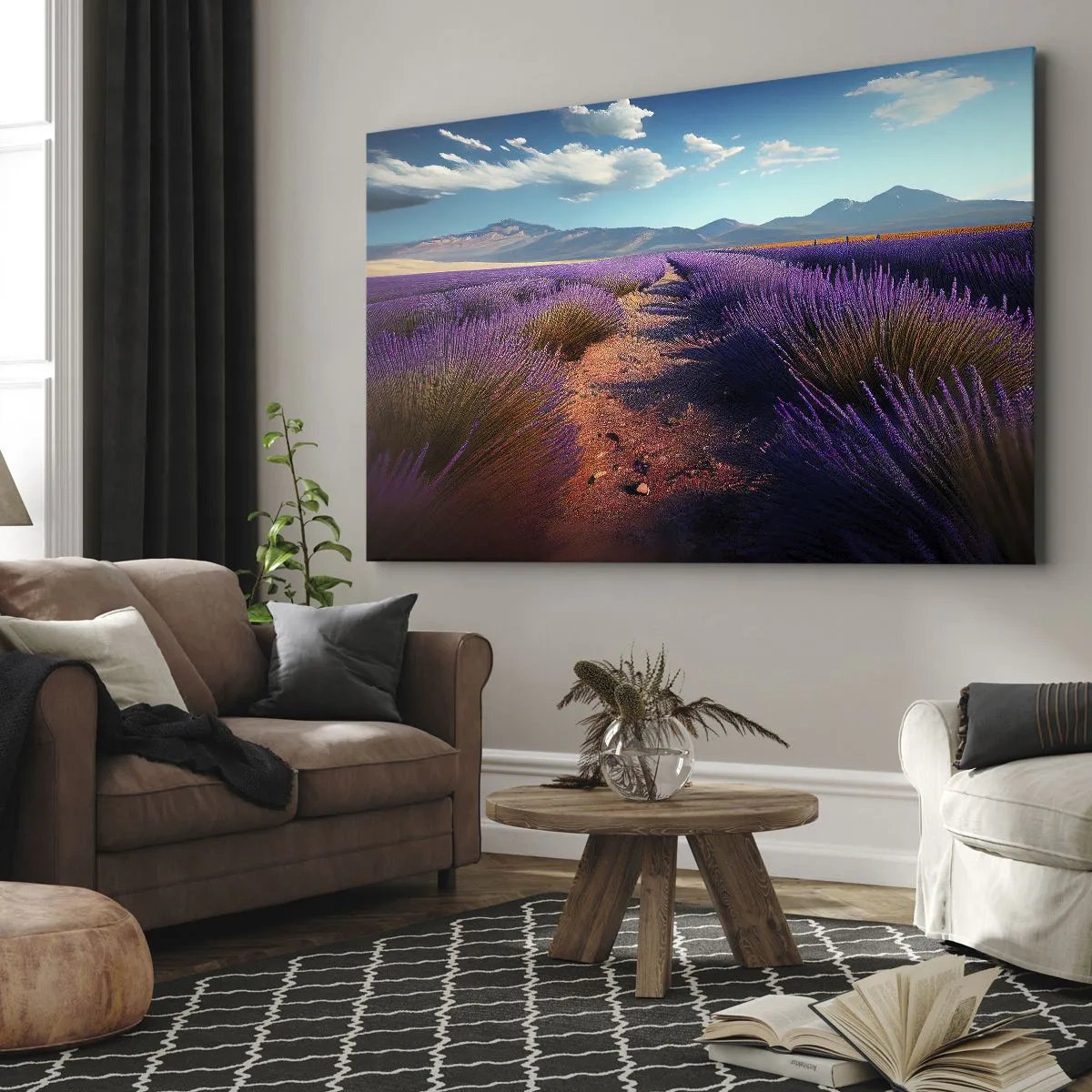 Obraz na plátně - Voňavá pole - 70x50 cm