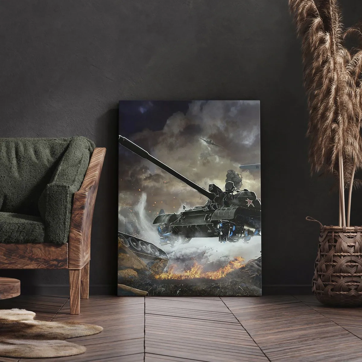 Obraz na plátně - Bitva je hrozná a krásná - 50x70 cm